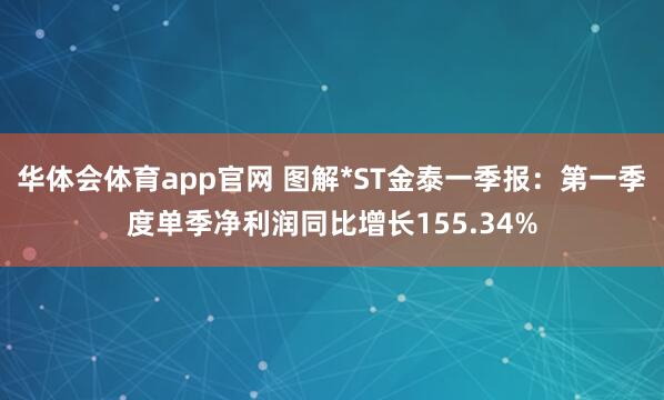 华体会体育app官网 图解*ST金泰一季报：第一季度单季净利润同比增长155.34%