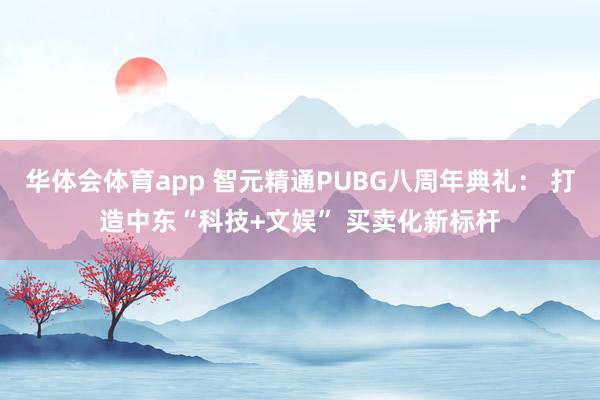 华体会体育app 智元精通PUBG八周年典礼： 打造中东“科技+文娱” 买卖化新标杆
